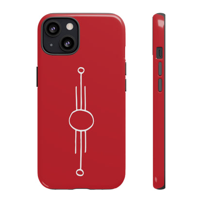 Alignment #1 · Tough Case (Dark Red)