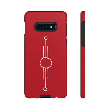 Alignment #1 · Tough Case (Dark Red)