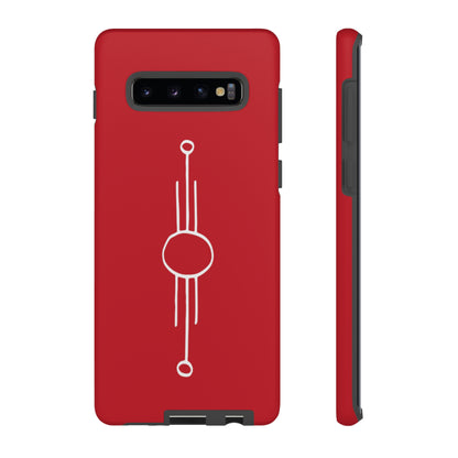 Alignment #1 · Tough Case (Dark Red)