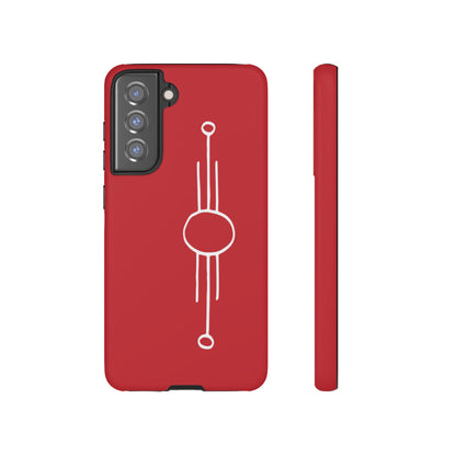 Alignment #1 · Tough Case (Dark Red)