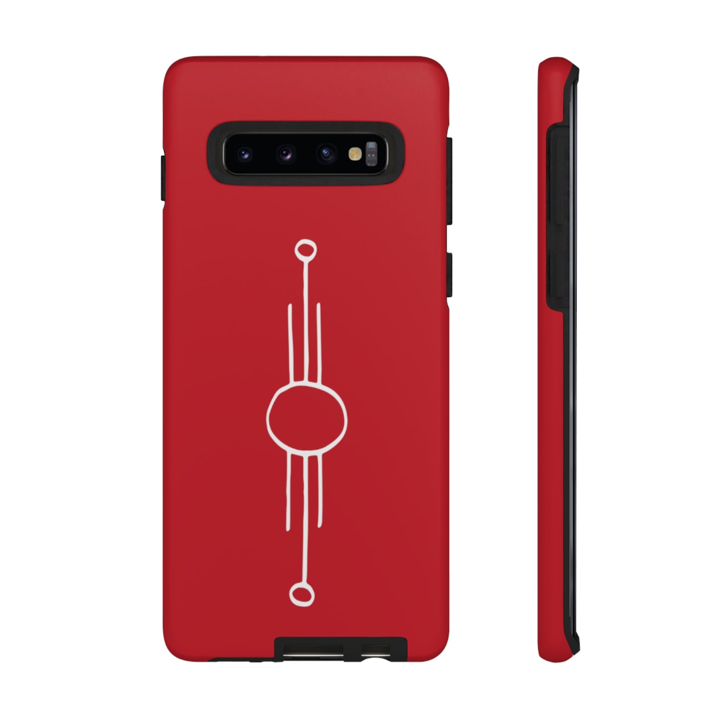 Alignment #1 · Tough Case (Dark Red)