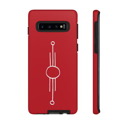 Alignment #1 · Tough Case (Dark Red)