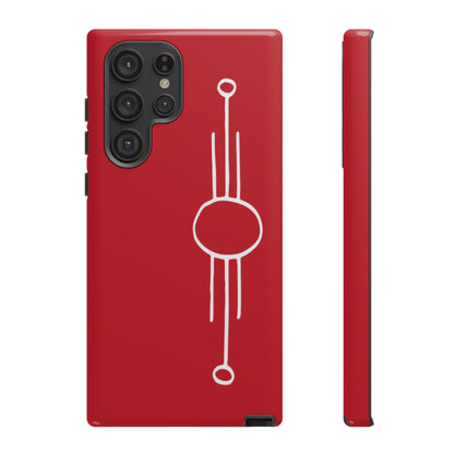 Alignment #1 · Tough Case (Dark Red)