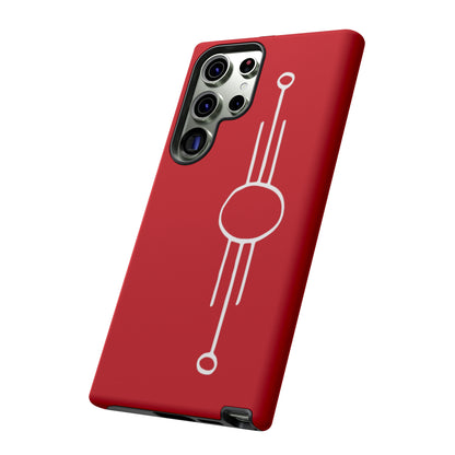 Alignment #1 · Tough Case (Dark Red)