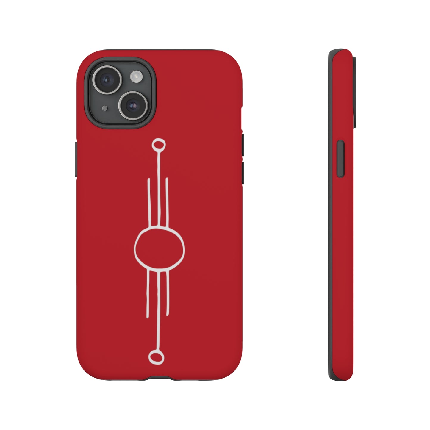 Alignment #1 · Tough Case (Dark Red)