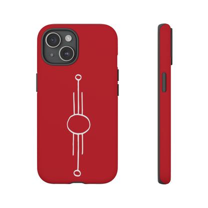 Alignment #1 · Tough Case (Dark Red)