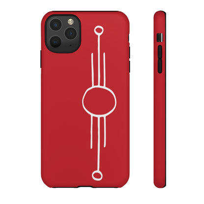 Alignment #1 · Tough Case (Dark Red)