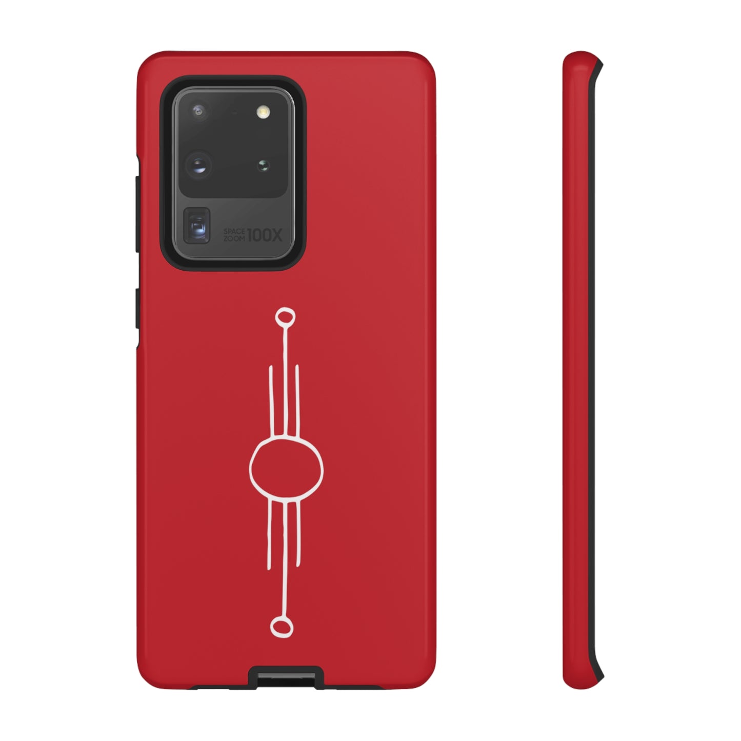 Alignment #1 · Tough Case (Dark Red)