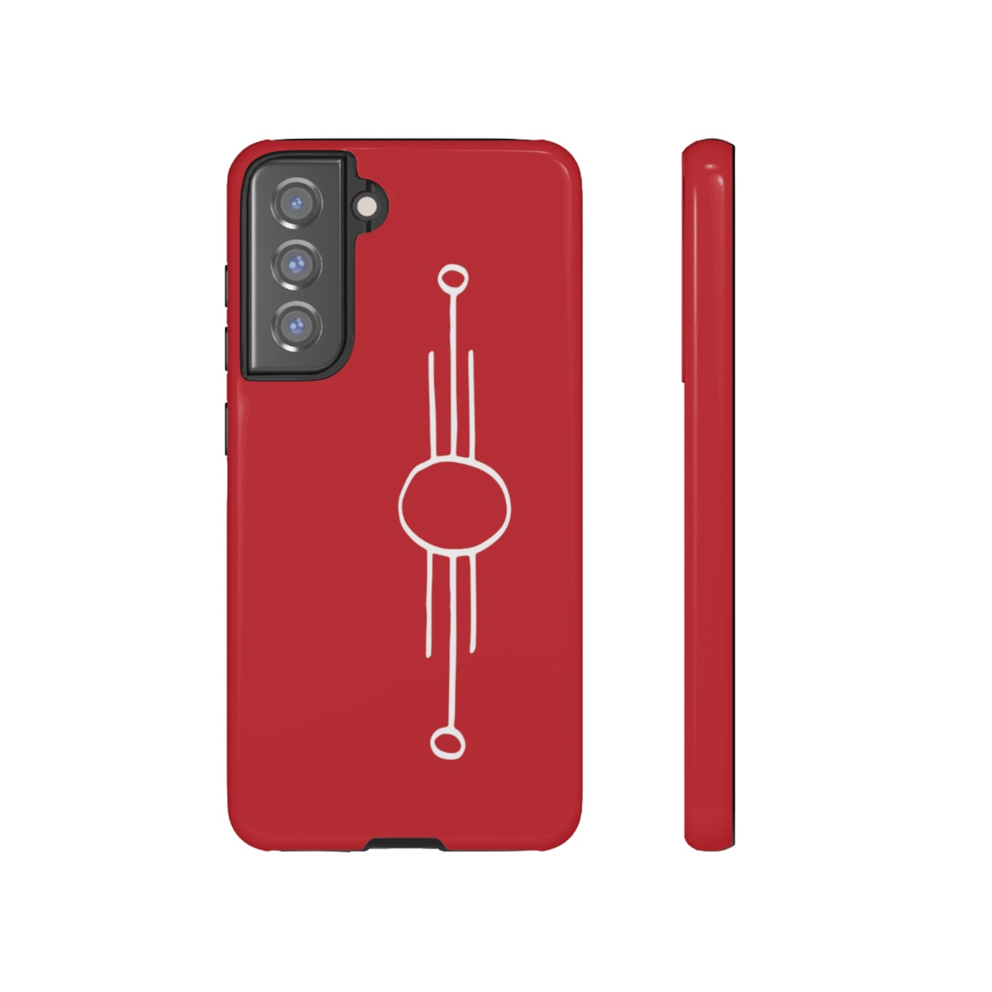 Alignment #1 · Tough Case (Dark Red)