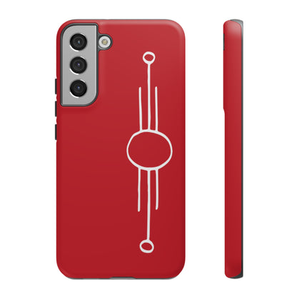 Alignment #1 · Tough Case (Dark Red)