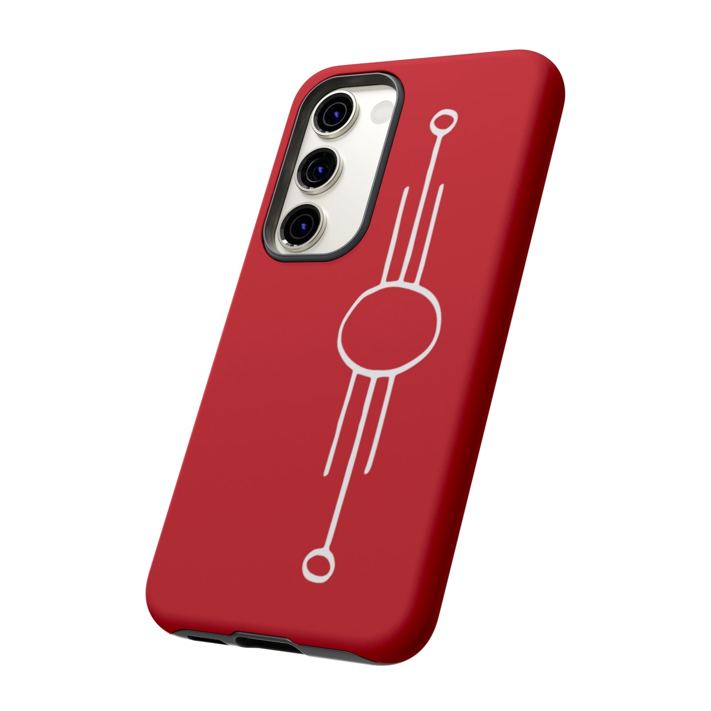 Alignment #1 · Tough Case (Dark Red)