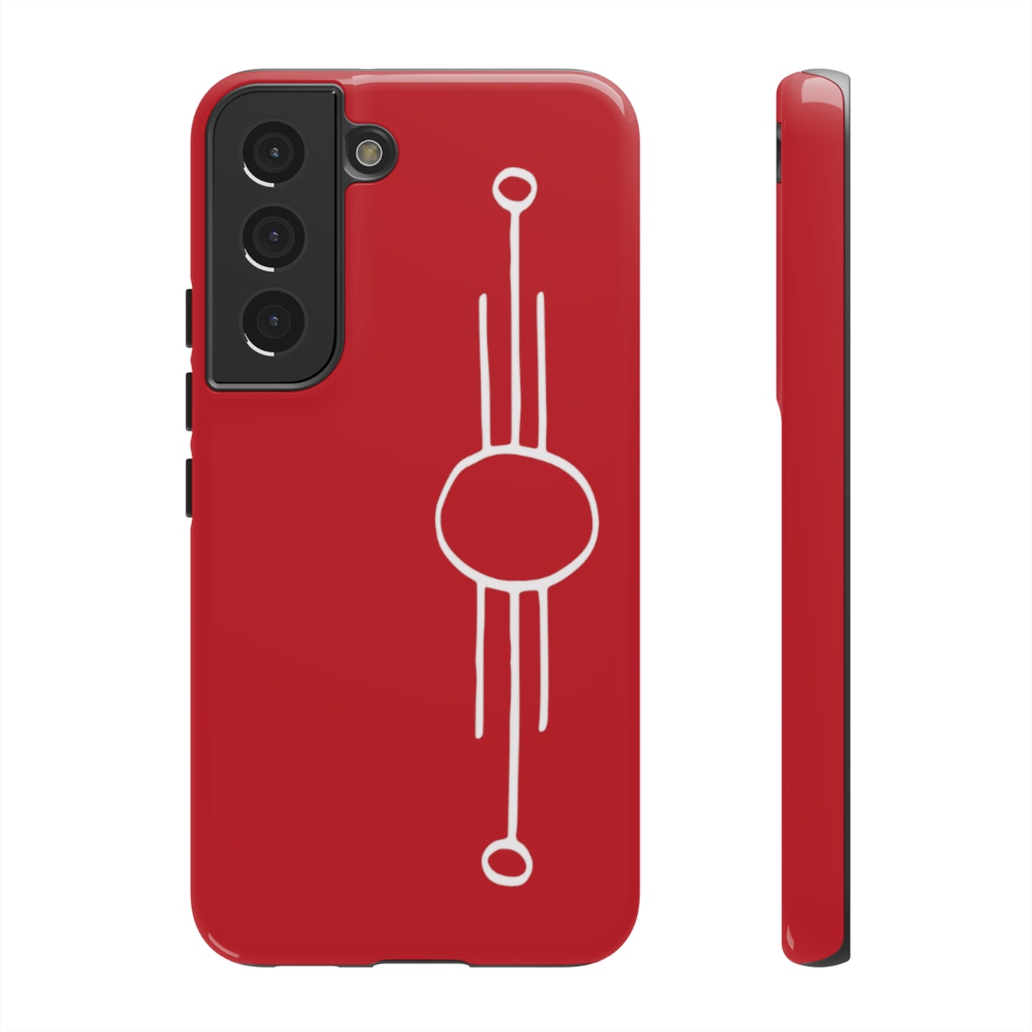 Alignment #1 · Tough Case (Dark Red)