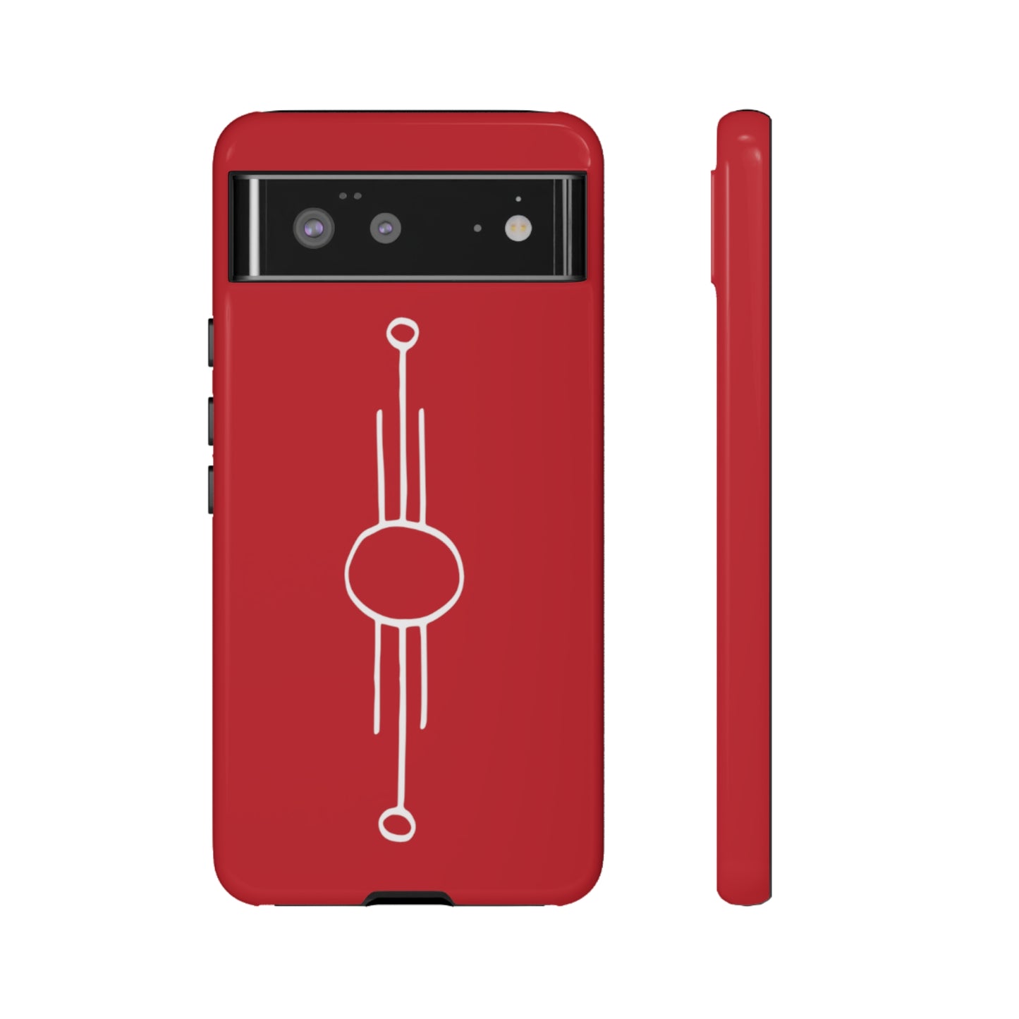 Alignment #1 · Tough Case (Dark Red)