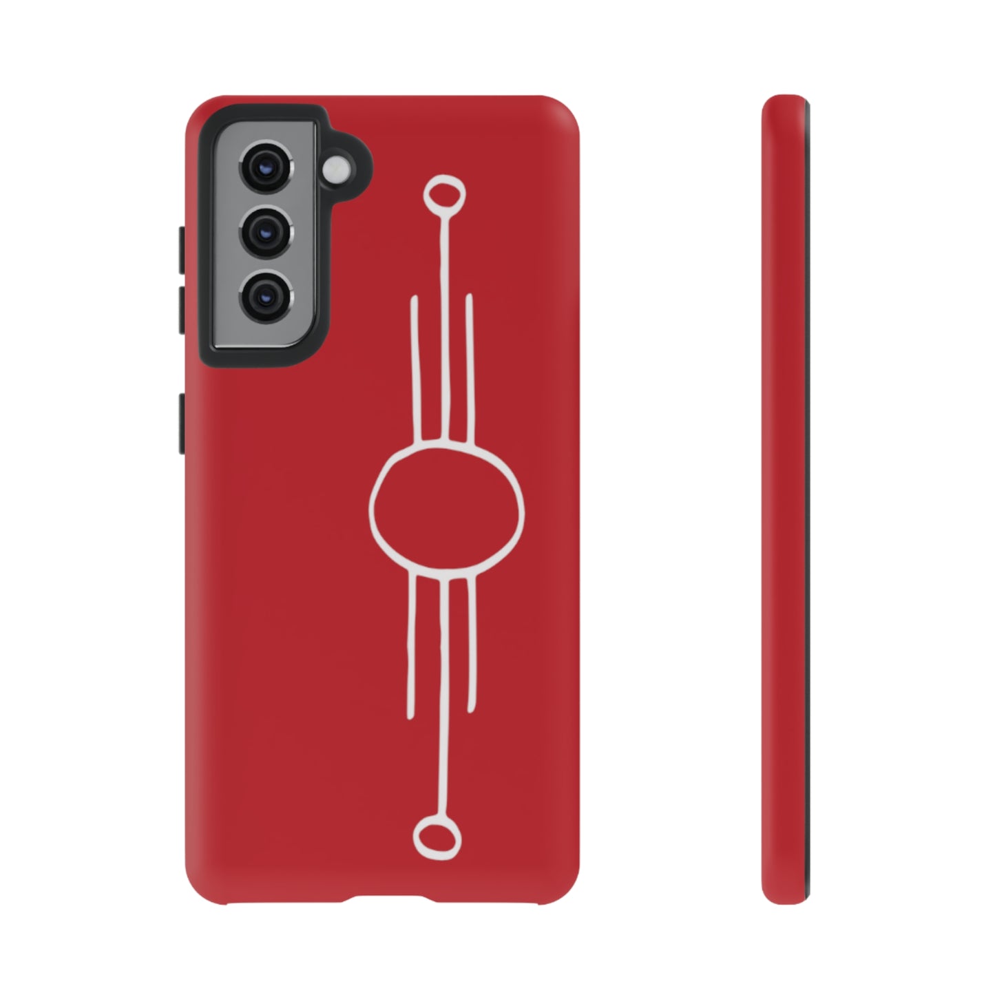 Alignment #1 · Tough Case (Dark Red)