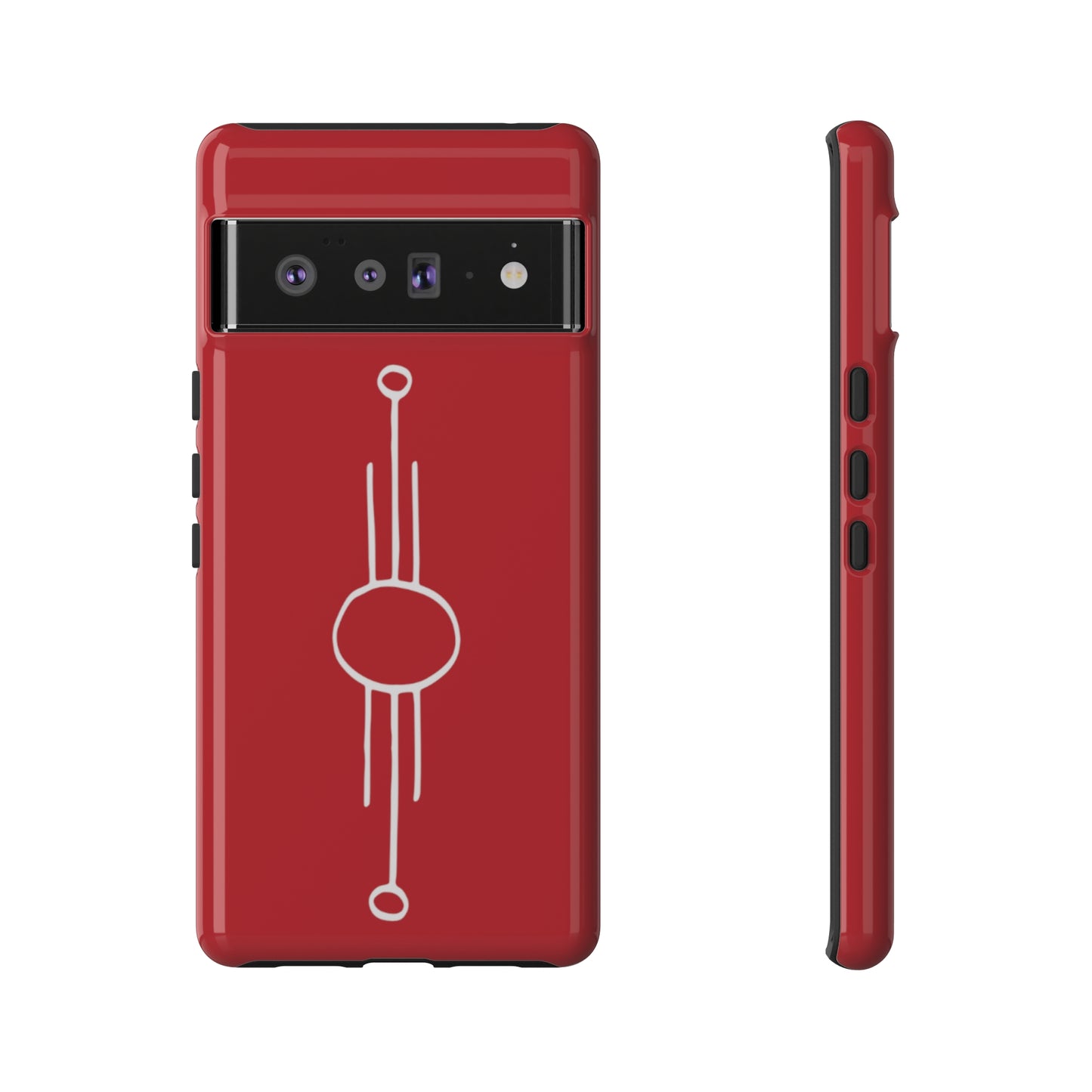 Alignment #1 · Tough Case (Dark Red)