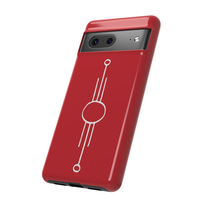 Alignment #1 · Tough Case (Dark Red)