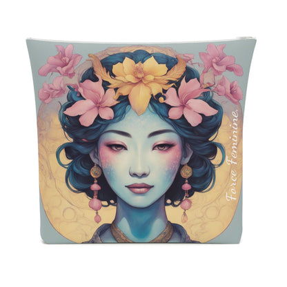 Wild Orchid Goddess - Cotton Cosmetic Bag