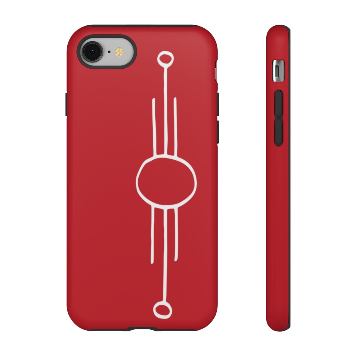 Alignment #1 · Tough Case (Dark Red)