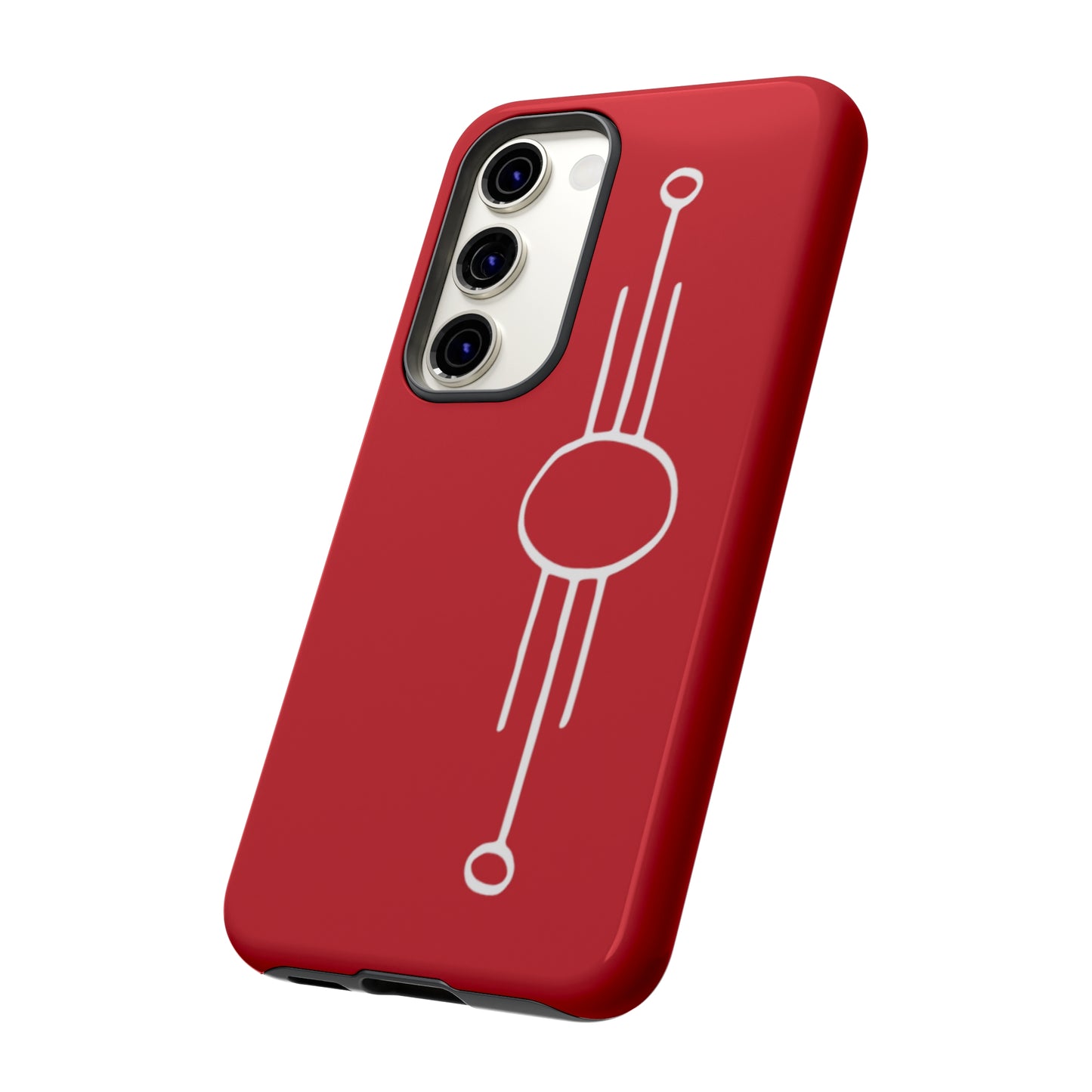 Alignment #1 · Tough Case (Dark Red)