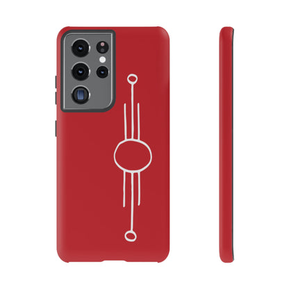 Alignment #1 · Tough Case (Dark Red)