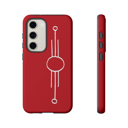 Alignment #1 · Tough Case (Dark Red)