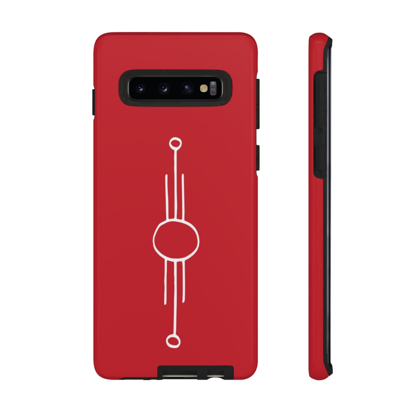 Alignment #1 · Tough Case (Dark Red)