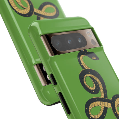 Mystic Serpent #1 · Tough Phone Cases (Light Green)