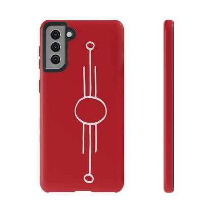 Alignment #1 · Tough Case (Dark Red)