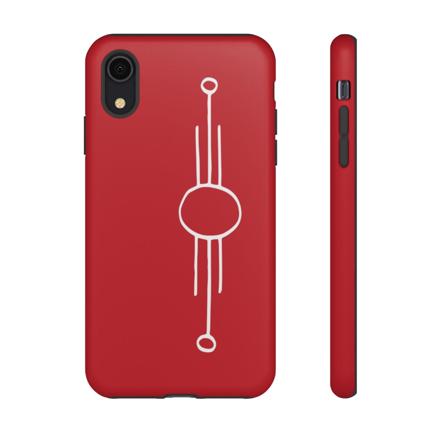 Alignment #1 · Tough Case (Dark Red)