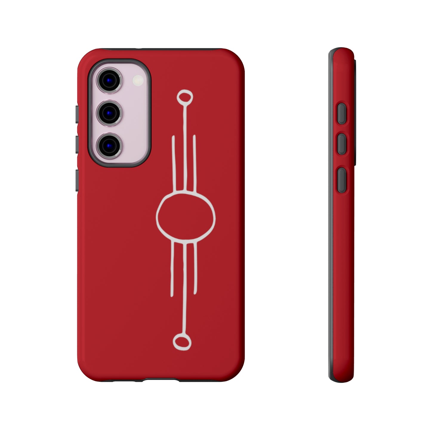 Alignment #1 · Tough Case (Dark Red)