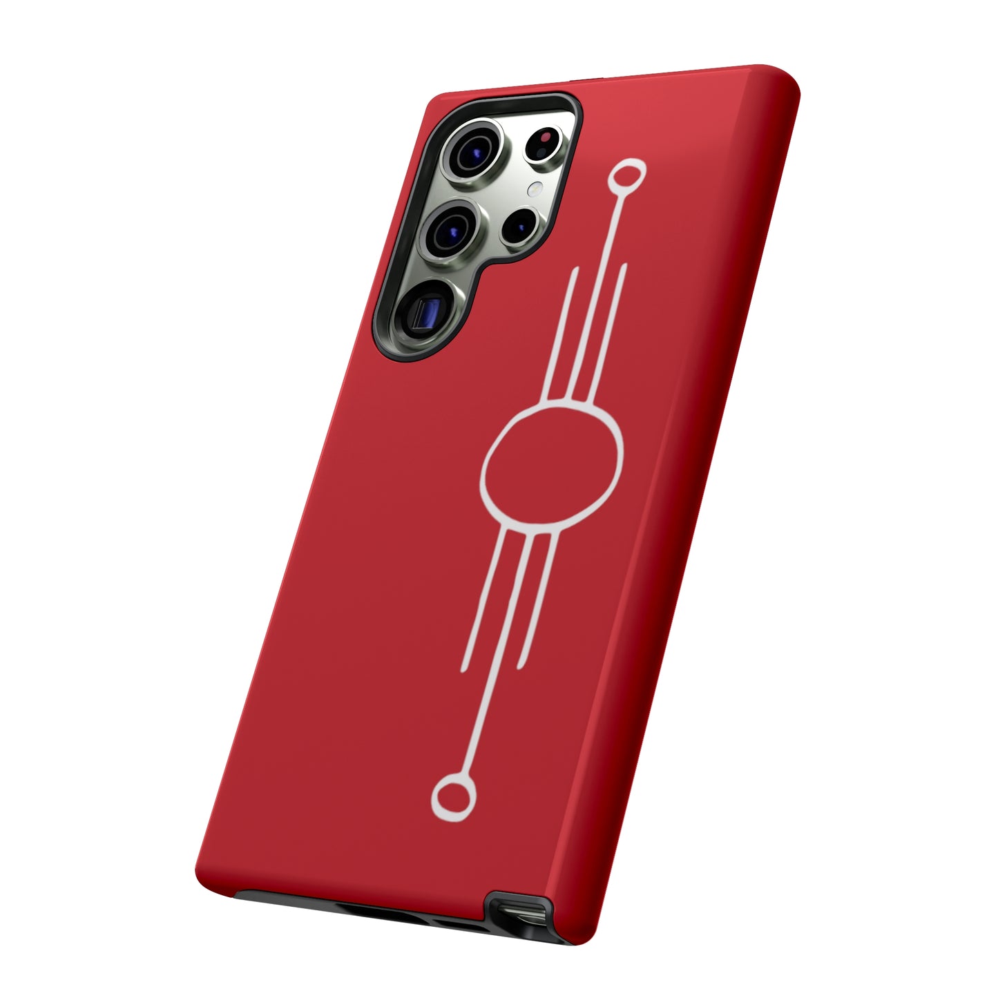 Alignment #1 · Tough Case (Dark Red)