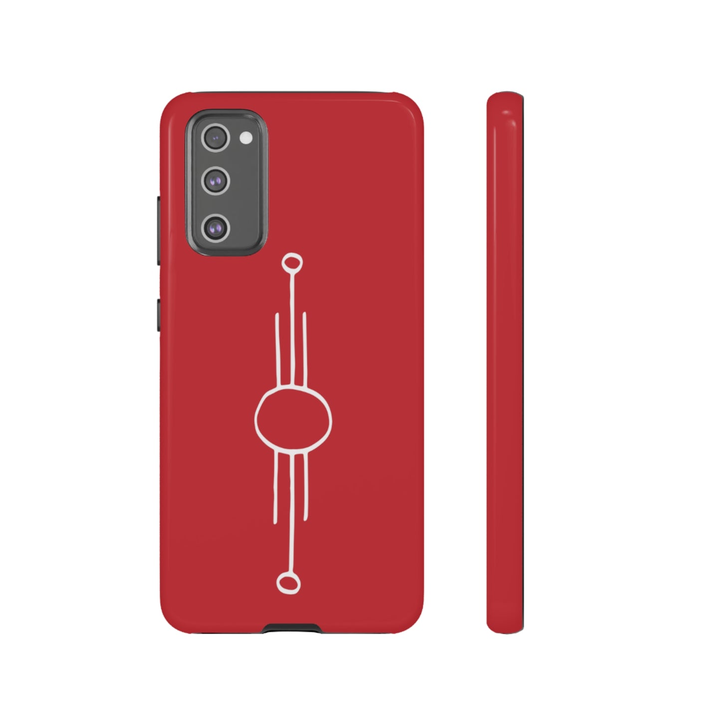 Alignment #1 · Tough Case (Dark Red)