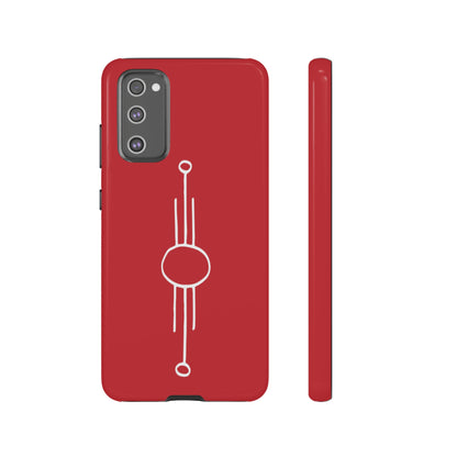 Alignment #1 · Tough Case (Dark Red)