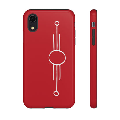 Alignment #1 · Tough Case (Dark Red)