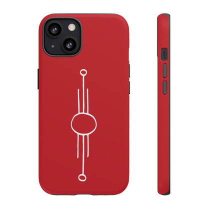 Alignment #1 · Tough Case (Dark Red)