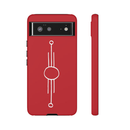 Alignment #1 · Tough Case (Dark Red)