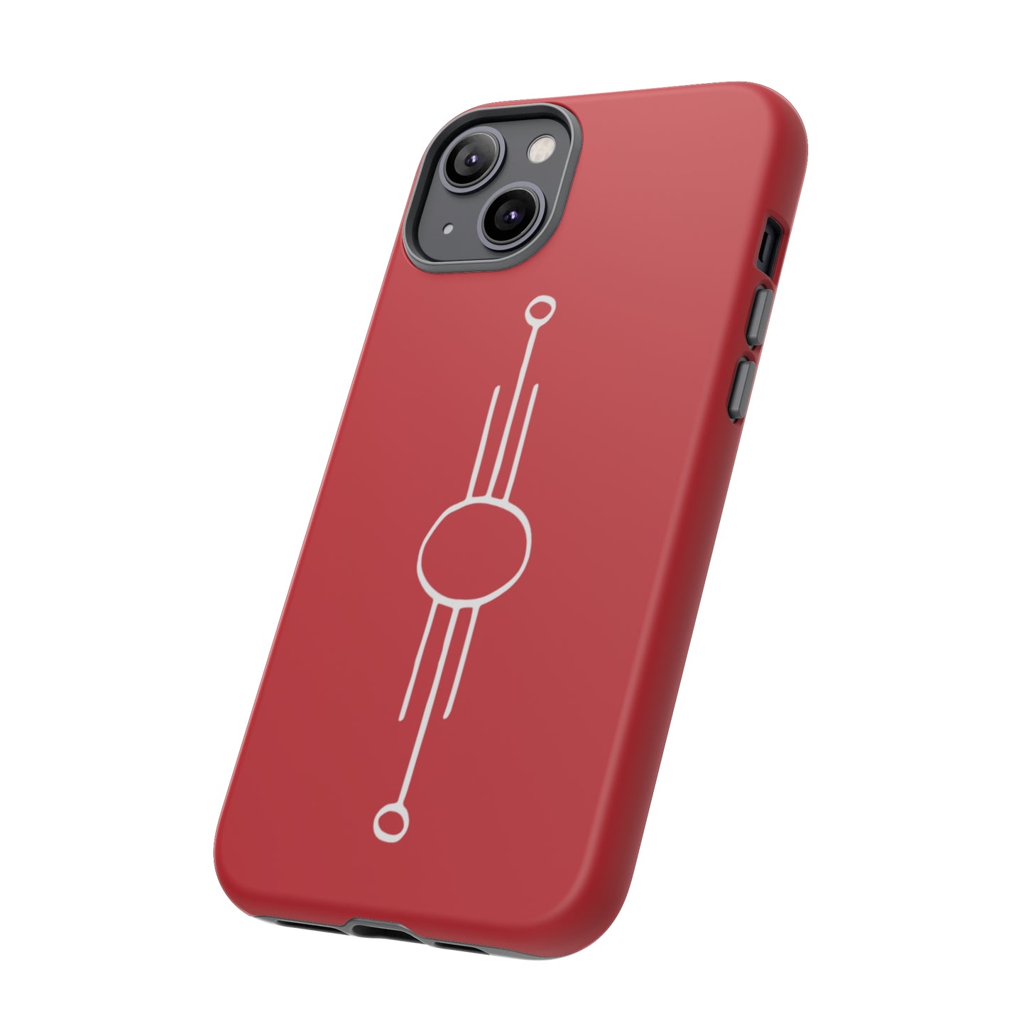 Alignment #1 · Tough Case (Dark Red)