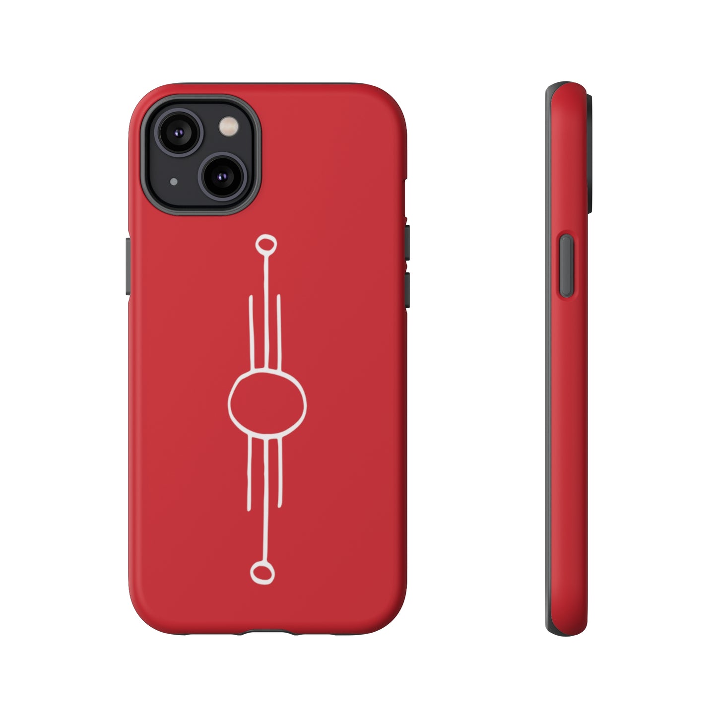 Alignment #1 · Tough Case (Dark Red)