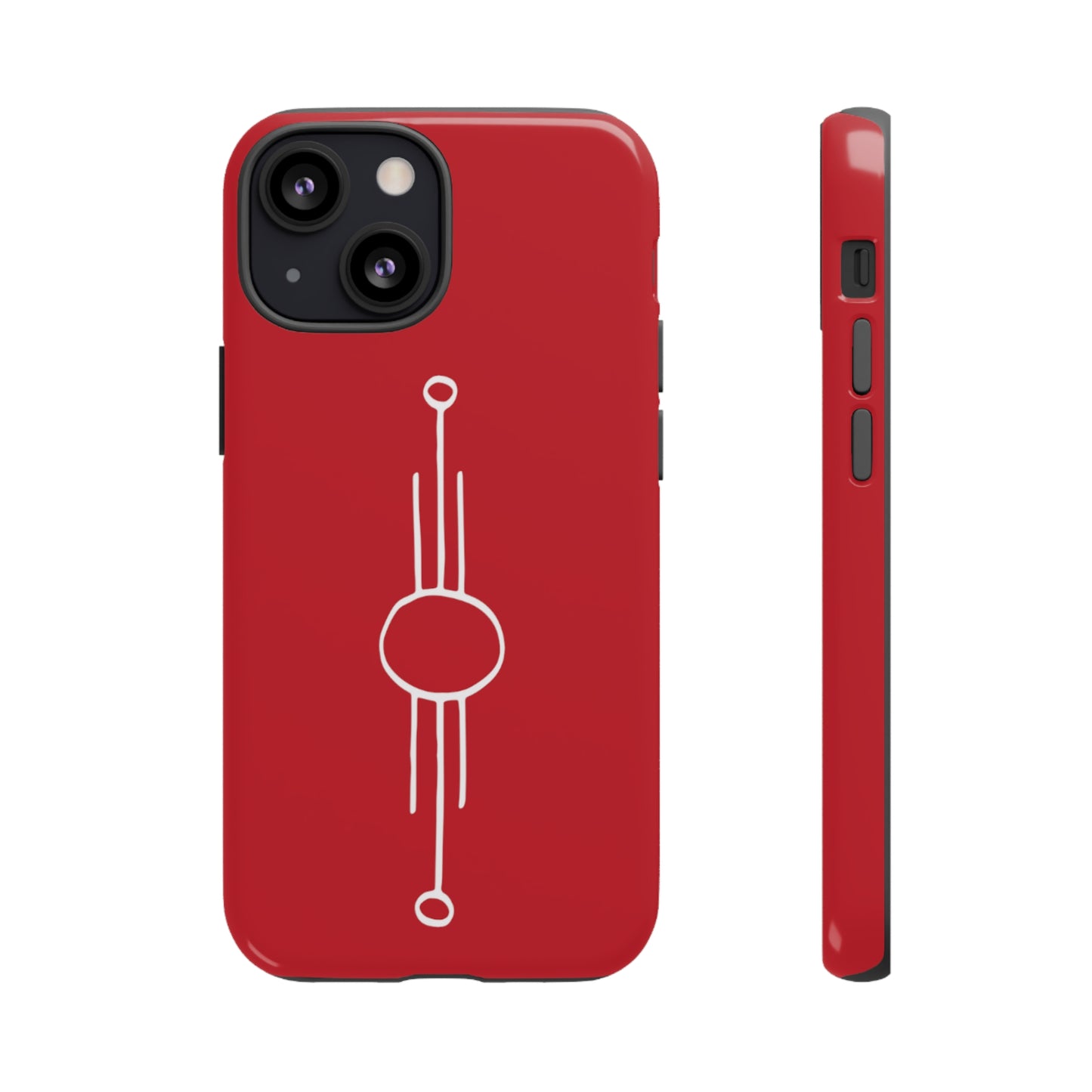 Alignment #1 · Tough Case (Dark Red)