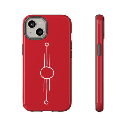 Alignment #1 · Tough Case (Dark Red)