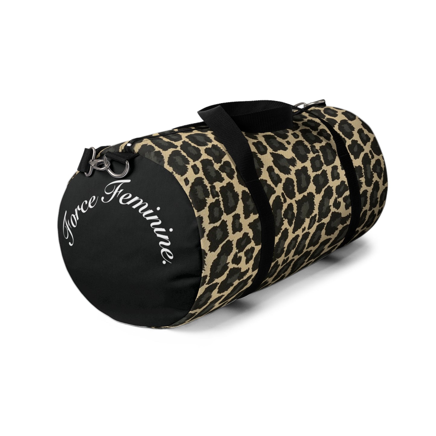 Classic Leopard · Duffel Bag (Black)