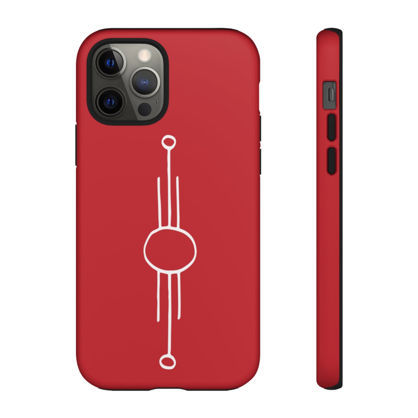 Alignment #1 · Tough Case (Dark Red)