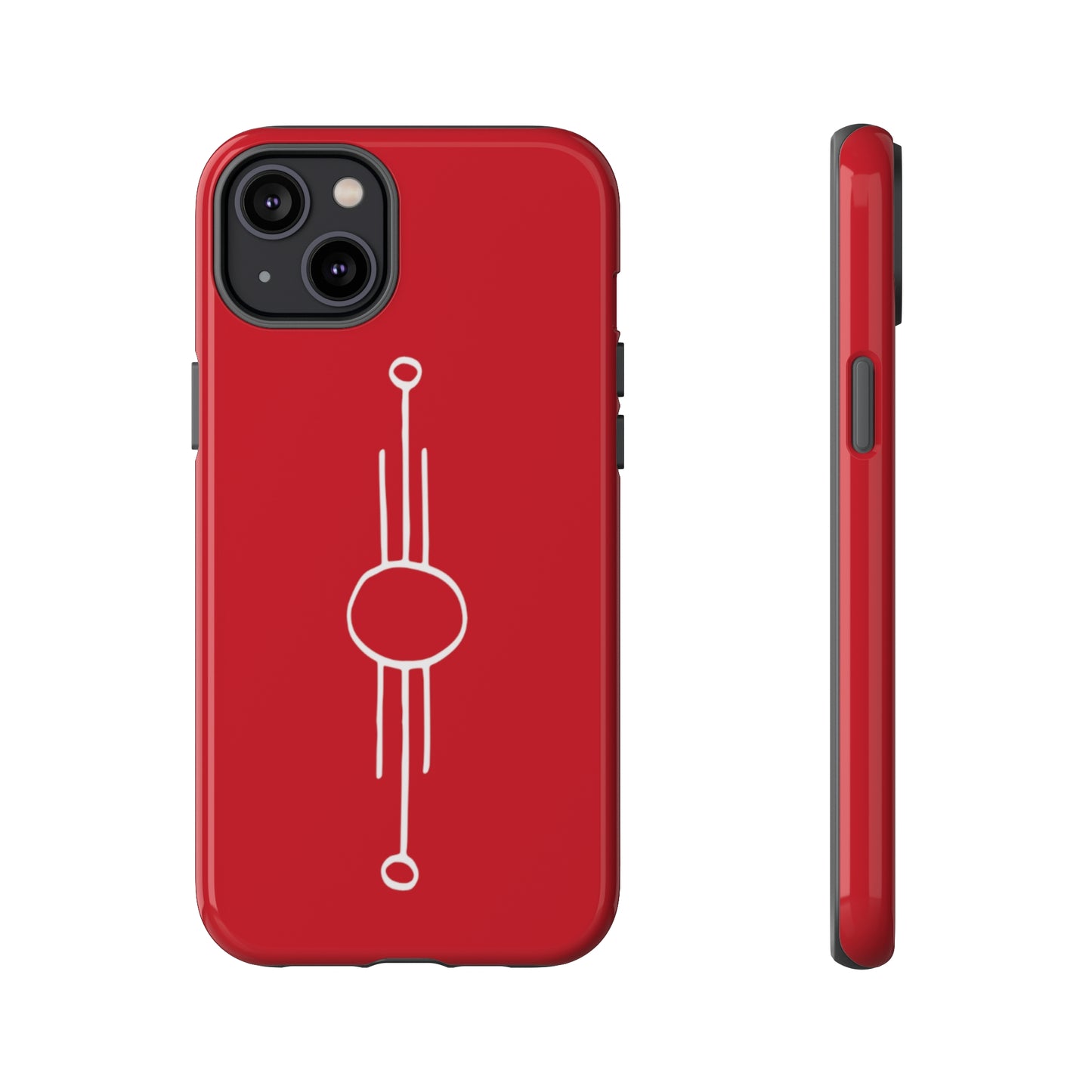 Alignment #1 · Tough Case (Dark Red)