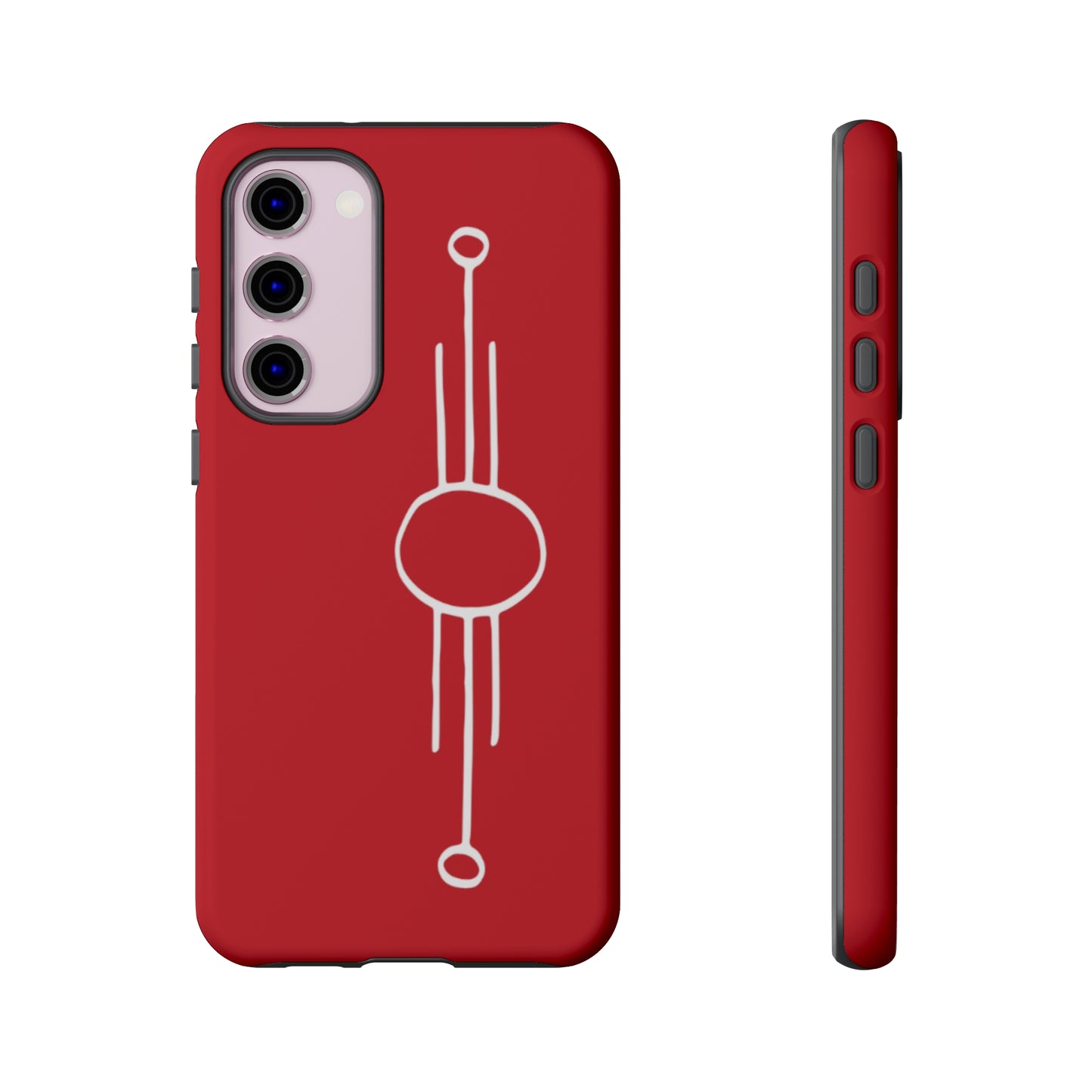 Alignment #1 · Tough Case (Dark Red)