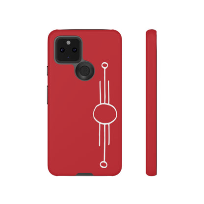 Alignment #1 · Tough Case (Dark Red)