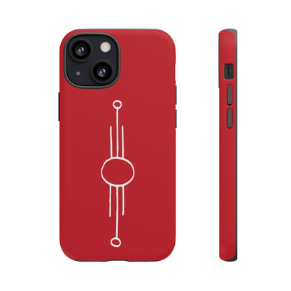 Alignment #1 · Tough Case (Dark Red)