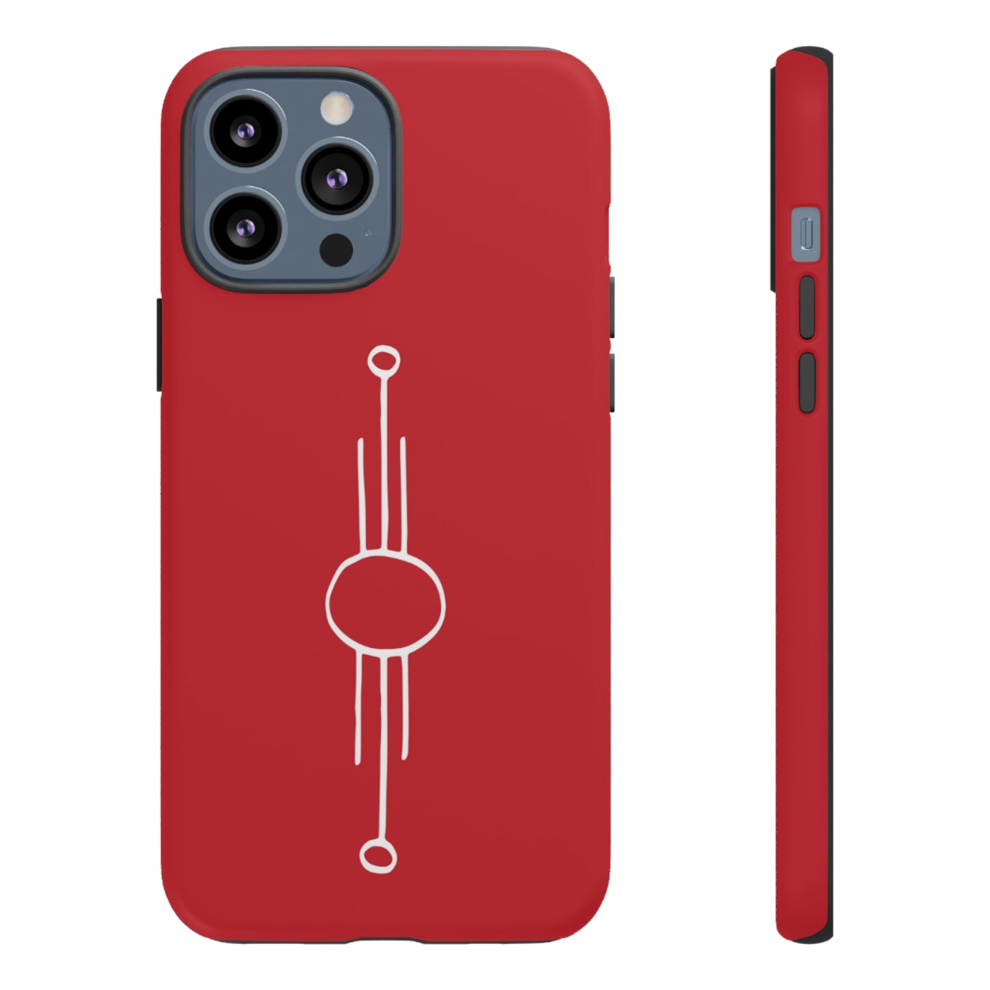 Alignment #1 · Tough Case (Dark Red)