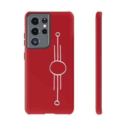 Alignment #1 · Tough Case (Dark Red)