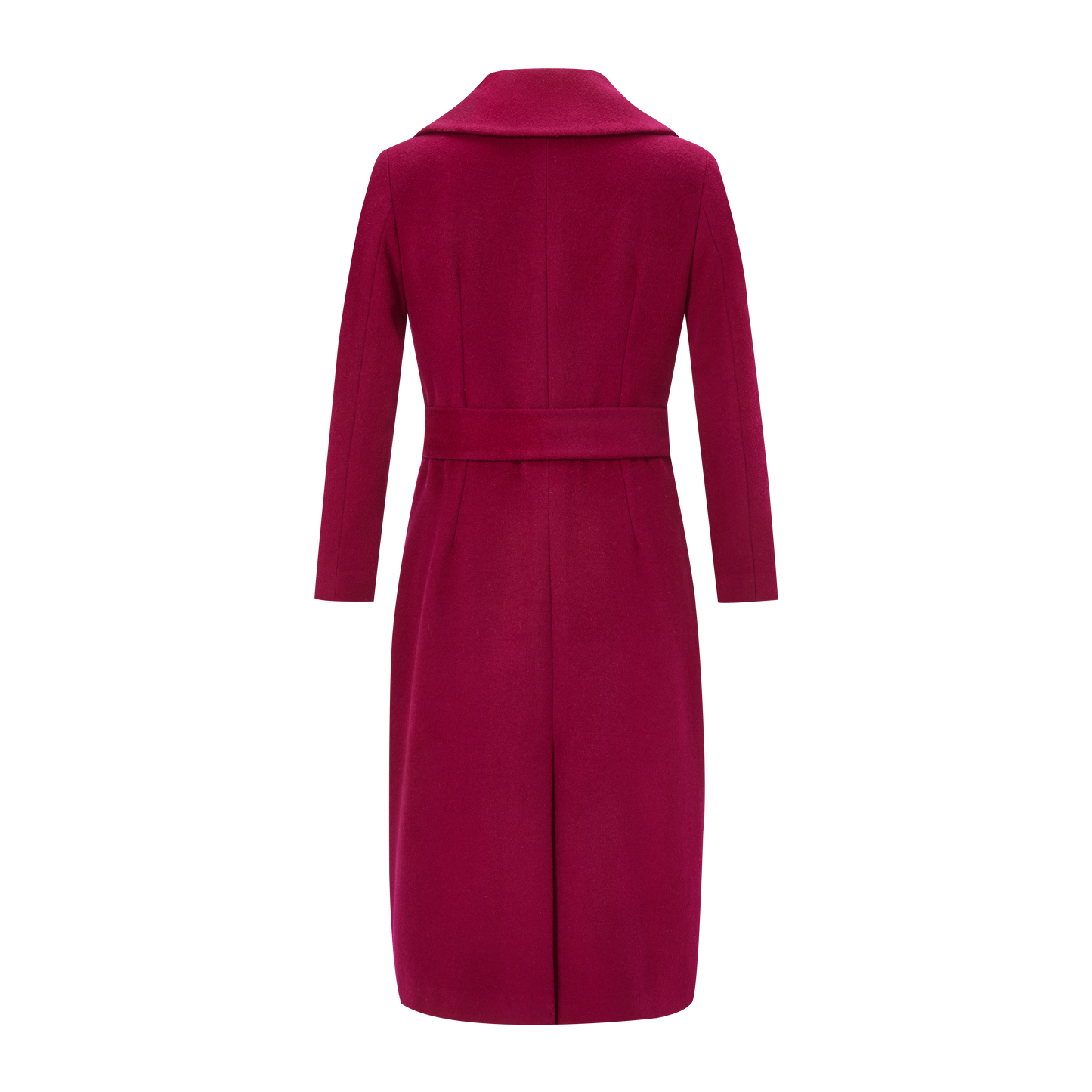 PURE CASHMERE RASPBERRY  COAT