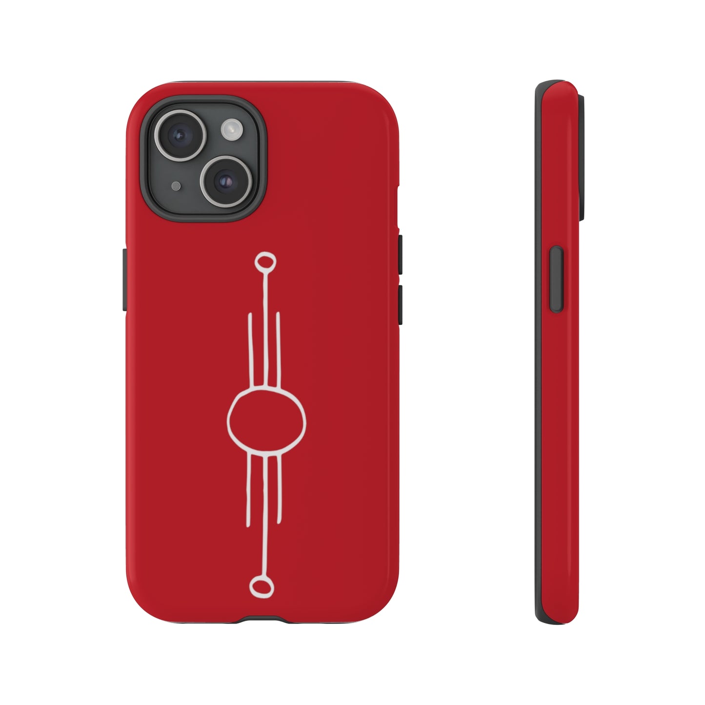 Alignment #1 · Tough Case (Dark Red)